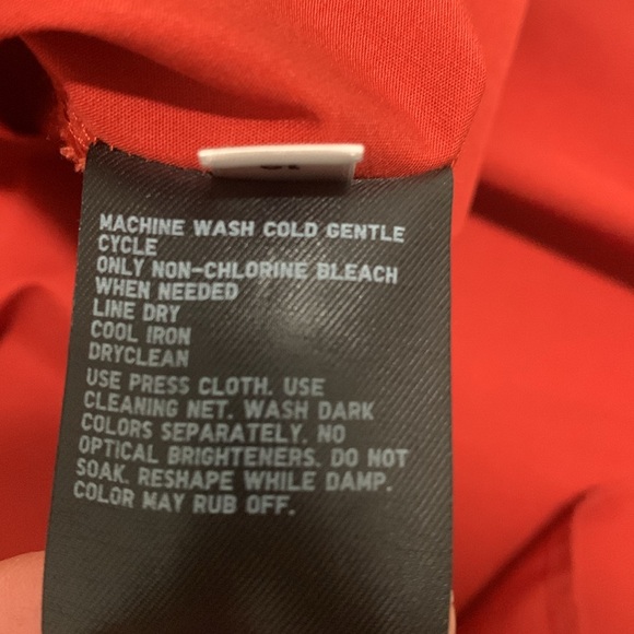 Uniqlo Orange Sleeveless Midi Shirt Dress - Picture 9 of 10